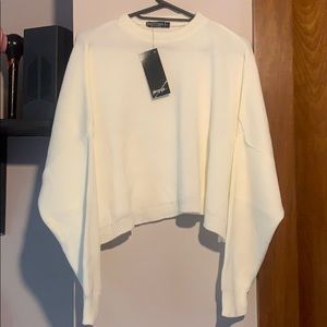 Cropped Sweater & Mini Shorts Set